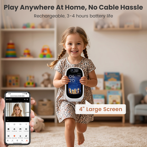 <span class=keywords><strong>Tuya</strong></span> WiFi 355 °   Caméra Intelligente à Suivi Automatique Détection IA Personnes et Animaux 4MP Résolution 2K Appel Vidéo Bidirectionnel Écran 4 Pouces Double Bande - Product Image 5