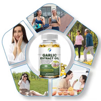 Ausreson OEM Huile d'ail Halal en capsules molles 380mg – Vente en gros – Complément alimentaire biologique pour la santé immunitaire et les cheveux