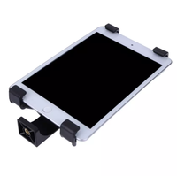 Support universel pour tablette, pince de fixation pour téléphone, support de fixation avec vis de 1/4 pouce, réglable de 58 à 185 mm pour iPad iPhone