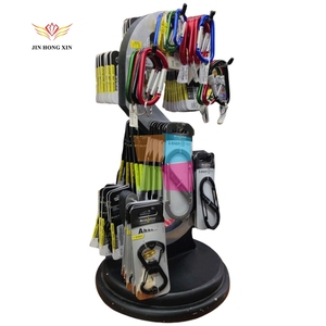 우아한 금속 교수형 디스플레이 랙 바닥 서있는 애완 동물 장난감 개 가죽 끈 랙 스탠드 선반 - Product Image 2