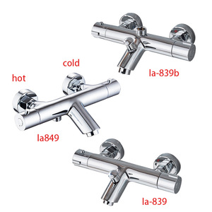 Flola Thermostatic Shower Valve All <b>Copper</b> 2 <b>Handle</b> Concealed Bathtub Faucet Set Model La839 - Product Image 1