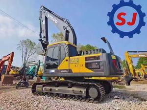 Excavadora usada Volvo EC210 de bajo precio, excavadora hidráulica de cadenas de tamaño mediano, 21 toneladas, en stock para la venta. - Product Image 5