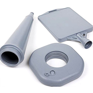 Área de señalización que mide 13 "W por 15" H Soporte de póster de cono de base de agua para exteriores - Product Image 6