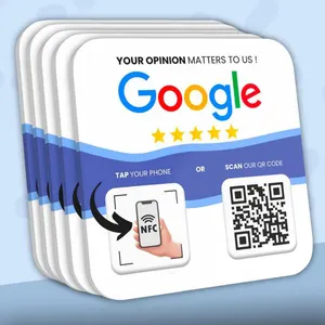 Programme google nfc review tag PMMA nfc N213/215/216 nfc cartes acryliques
