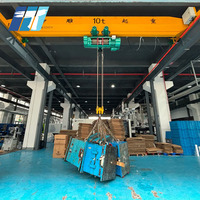 Grue de pont monopoutre électrique 10T de haute qualité pour la manutention de marchandises en entrepôt, capacité 16 tonnes, pour l'atelier