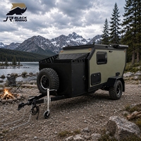 Remorque de camping tout-terrain pour moto, petite remorque, camping-car, camping-car chinois, fourgon tout-terrain démontable
