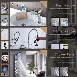 Robinet mélangeur de <span class=keywords><strong>cuisine</strong></span> monotrou en laiton noir mat, eau chaude et froide, avec bec pliant et orientable, et douchette extractible - Product Image 6