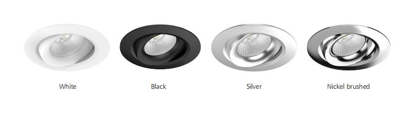 ขาว/ดำ/เงิน/นิกเกิลปัด