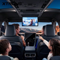 XTRONS Monitor de Asiento Trasero para Auto con Pantalla Táctil Plegable de 14 Pulgadas, Reproductor Multimedia Android para Toyota y LEXUS