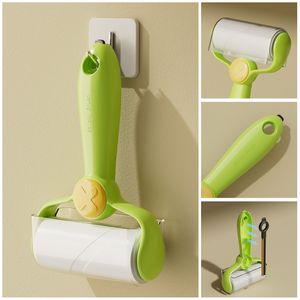 Portable <b>Lint</b> <b>Roller</b> For Clothes With Replaceable <b>Rollers</b> And Wall Mount Holder Multicolor Design For Easy Use And Storage - Product Image 4