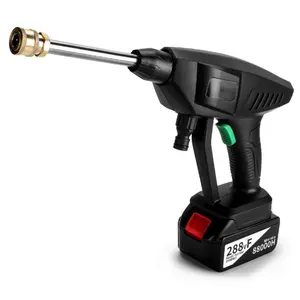 Portable powerful high pressure 24V lithium cordless wireless car wash water jet foam gun car washer