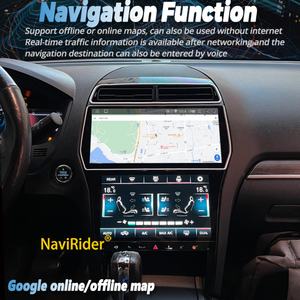 Reproductor Multimedia para Automóvil con Pantalla de 12.3 Pulgadas para Ford Explorer 2011-2016, Reproductor de Video, Navegación GPS, Radio Android 13, 8+256G, 8 Núcleos, CarPlay, 1 Año de Garantía - Product Image 3