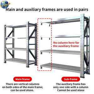 مشبك فراشة وحدات ، أرفف متينة من الفولاذ المقاوم للصدأ ، أرفف متينة لحماية المستودعات من التآكل - Product Image 3