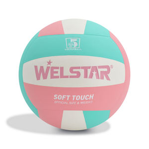 Venta caliente de voleibol laminado de PU de color neón con logotipo personalizado tamaño 5 para entrenamiento y partido Balones de Voleibol - Product Image 1