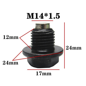 Chất lượng cao OEM/ODM gia công dầu cắm vít chủ đề Bolt dầu cống cắm m14x1.5 m12x2.25 từ dầu Bolt - Product Image 3