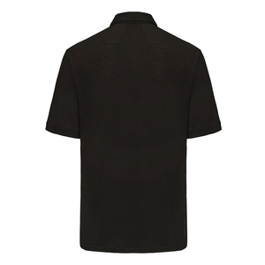 T-shirt de randonnée pour homme, en laine mérinos respirante, à séchage rapide, pour l'été, avec col brodé, imprimé court tricoté, pour l'extérieur - Product Image 2