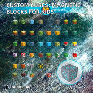 Ensemble de cubes magnétiques <span class=keywords><strong>3D</strong></span> tendance 2026, jouets magnétiques, <span class=keywords><strong>puzzle</strong></span> pour enfants, blocs de construction magnétiques magiques pour tout-petits, blocs de construction magnétiques fortes pour enfants - Product Image 2