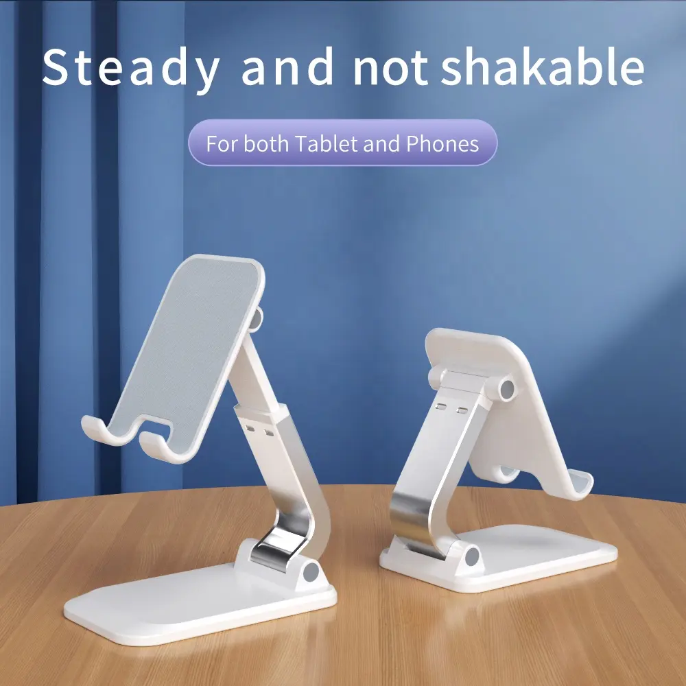 Hot Selling Desk Tablet Phone Stand Mini Portable Folding Desktop Phone Stand Holder For IPad Mobile Phone