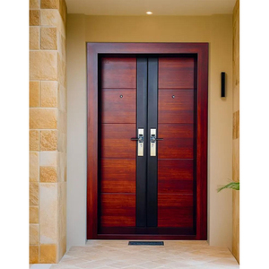 Porte d'entrée principale en bois massif de haute qualité pour <span class=keywords><strong>maison</strong></span> et appartement - Product Image 6
