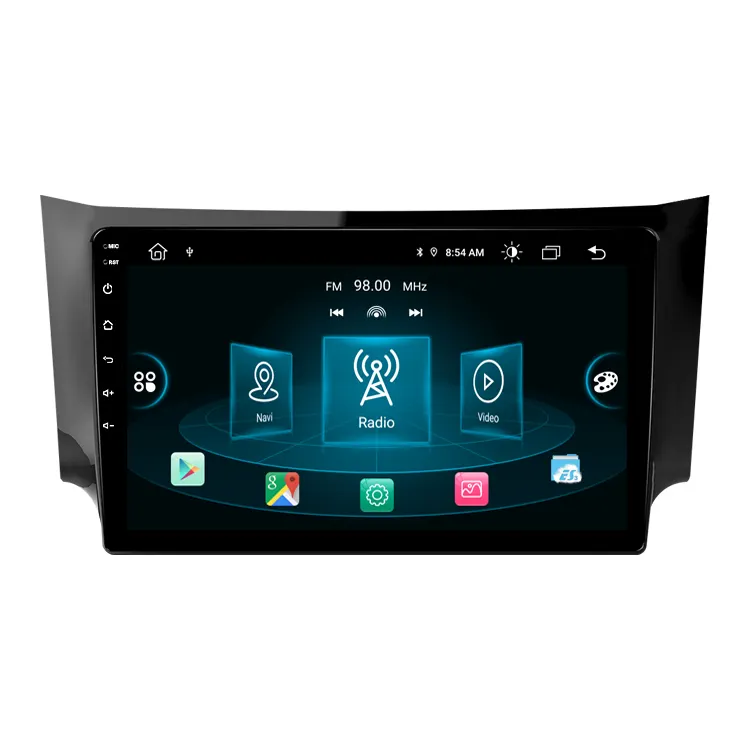 10.1 Inch Voor Nissan Sylphy 2012 2013 2014 2015 2016 2.5D Screen Ondersteuning Carplay Achteruitrijcamera Auto Gps Stereo Radio android 11