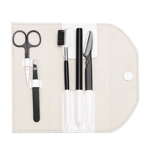 Eyebrow shaping kit (5 pieces): eyebrow razor, eyebrow <b>trimmer</b>, tweezers, tweezers, eyebrow pencil, dual-purpose eyebrow comb, - Product Image 4