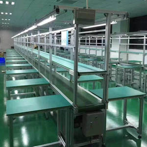 Customized Industrial Aluminum Frame Workbench Assembly Line Framework For Workshop Manual Operation - Product Image 1