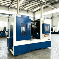 Nouveau centre de tournage CNC horizontal à lit incliné TCK46Y avec axe Y, tourelle motorisée à 12 postes, robuste, simple et automatique