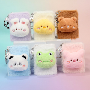 New Portable Makeup Folding <b>Mirror</b> Animal Head Series Touch-up <b>Mirror</b> Student Plush Cute Flip <b>Mirror</b> Keychain for Women - Product Image 1
