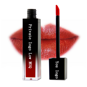 Private label logo low moq matte lip tint liquid lipstick own brand waterproof cosmetic liquid long lasting lipstick tint