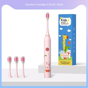 <span class=keywords><strong>Brosse</strong></span> à dents électrique sonique personnalisée <span class=keywords><strong>pour</strong></span> enfants, soins dentaires, tête de <span class=keywords><strong>brosse</strong></span> de rechange, étanche IPX7, USB, nylon - Product Image 5
