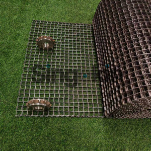 Dài sử dụng cuộc sống kim loại tổ ong dệt dây lưới băng tải ở Lào - Product Image 1