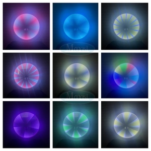 ألعاب حسية للتوحد، إضاءة نفق لا نهائية بتقنية LED بطول 60 سم، تأثير بصري مهدئ، مرآة لانهائية دائرية بإضاءة LED - Product Image 6