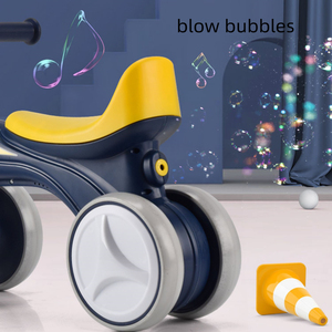 Voiture à bascule à 4 roues de haute qualité et bon marché pour enfants de 2 à 4 ans, nouvelle voiture en plastique avec glisse à bulles et propulsion à gaz - Product Image 4