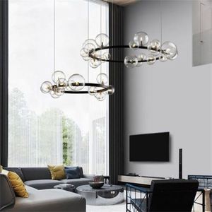 Lámpara de Techo Creativa de Lujo Estilo Americano, Lámpara de Araña para Escalera, Luces de <span class=keywords><strong>Escamas</strong></span> de Pescado de Mármol, Lámpara Colgante Moderna de Bronce - Product Image 2