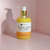 Kit de Soins Visage au Curcuma Anti-Acné Éclaircissant Taches Brunes, Savon Sérum Gommage Crème Nettoyant Visage pour Marque Privée