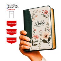Couverture personnalisée durable de qualité supérieure, impression de livres chrétiens, vente directe d'usine, Bible sacrée de haute qualité, format compact et moderne