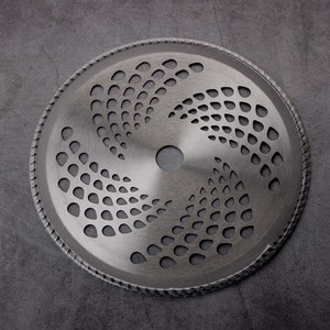Rotary Blade 280x260x4mm Steel Perforated Lawn Mower Accessory For Rotary Mower - Product Image 2