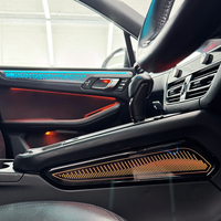Kit d'éclairage d'ambiance intérieur pour Porsche Macan RHD Dynamic Symphony 64 couleurs, style étoile carbone, kit de mise à niveau.