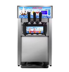 <span class=keywords><strong>Twin</strong></span> hương vị Máy làm kem Máy làm kem mềm phục vụ máy làm kem - Product Image 5