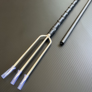 MARZO Lanza <span class=keywords><strong>de</strong></span> pez con mango telescópico Pesca submarina Fibra <span class=keywords><strong>de</strong></span> vidrio Sling Pole Spear 5 Tips Set para pesca - Product Image 4