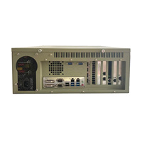 Serveur Rackable 4U Puissant Intel Q150 (6e-8e Génération) avec Processeurs I3, I5, I7, 4 DDR4 (jusqu'à 64 Go), 3 SATA, Windows 7/8/10, Double LAN GbE, 13 USB, 6 COM, PCIe