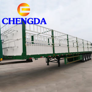 Semi-remorque à plateau latéral à 3-4 essieux, dimensions personnalisables, bon prix - Product Image 4