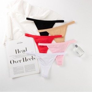 Slip <span class=keywords><strong>perizoma</strong></span> sexy da donna <span class=keywords><strong>in</strong></span> cotone a vita bassa antibatterico, per donne europee e americane, taglie 22-34 pollici - Offerta imperdibile - Product Image 4