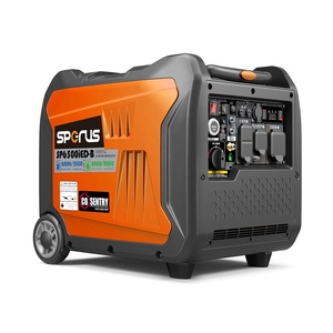Générateur à <span class=keywords><strong>inverseur</strong></span> super silencieux à double carburant essence 6,5 kW 120 V 60 Hz avec poignée pliable et démarrage à distance - Product Image 2