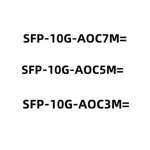 SFP-10G-AOC7M= SFP-10G-AOC5M= SFP-10G-AOC3M= Cable Óptico Activo Enchufable Pequeño Ethernet 10G Auténtico Ci-sco OM2 Cobre - Product Image 1