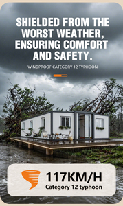 <span class=keywords><strong>Casa</strong></span> Container Espandibile a Installazione Rapida 2-5 Camere da Letto Abitazione Prefabbricata di Lusso Antinuragano <span class=keywords><strong>Casa</strong></span> Prefabbricata Moderna CE SAA - Product Image 6