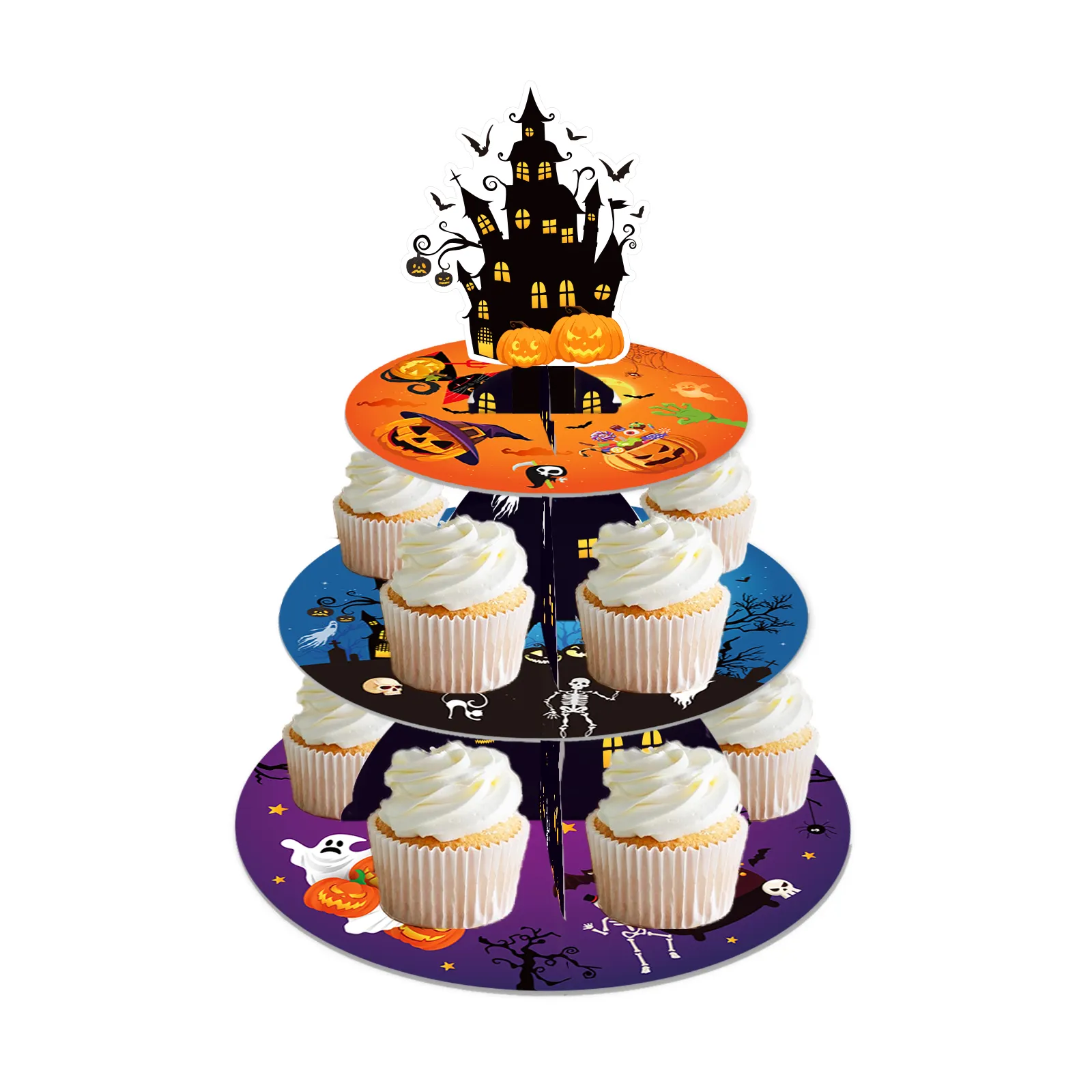 48 Piezas Decoraciones para Tarta de Acción de Gracias Adornos para Cupcakes de Acción de Gracias Envoltorios para Cupcakes de Acción de Gracias para Decoración de Tartas de Fiesta 