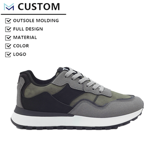 Scarpe da Corsa Matrox Sportive con Tomaia Alta <span class=keywords><strong>in</strong></span> Mesh e PU, Leggere, Traspiranti, Antiscivolo per Uomo, Suola Spessa <span class=keywords><strong>in</strong></span> PVC, Design con Logo Personalizzato - Product Image 1