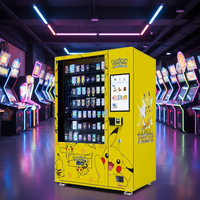 Máquina Expendedora de Bebidas y Aperitivos con Logotipos Personalizados, Admite Múltiples Terminales de Pago, Sistema de Gestión de Inventario In Situ