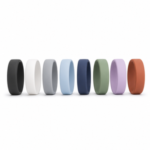 Cubierta de Anillo de Banda Ancha, Paquete de 8, para Oura Ring 4 Gen 3, Juego de Protectores de Silicona de Cobertura Total, Máxima Protección Contra Rayones, Unisex - Product Image 1